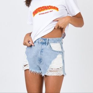 Abrand firecracker high relax shorts